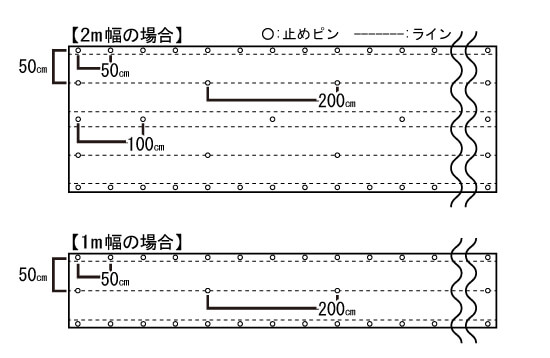ピン打設位置