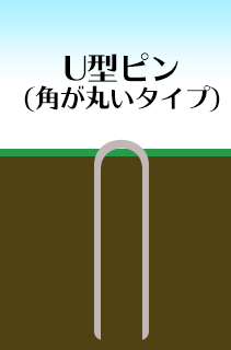 土中の様子_U字型ピン(角が丸いタイプ)