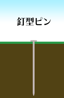 土中の様子_釘型ピン