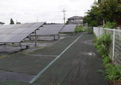 太陽光発電施設の防草シート施工事例［コンテスト応募作品］