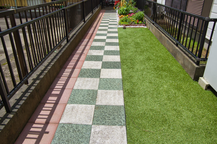 宅地の防草シート施工事例 お庭 コンテスト応募作品 防草シート専門店