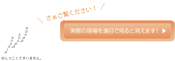 実際の現場を遠目で見ると消えます！