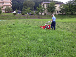 空き地の草刈り　自走式