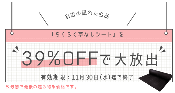 39%OFFで大放出