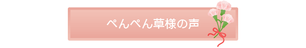 ぺんぺん草様の声