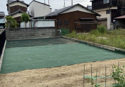 農地の防草シート事例（畑）
