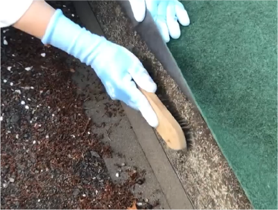 砂ぼこり除去