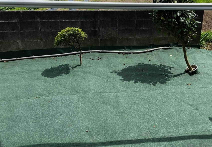 【さと様】お庭の雑草対策事例