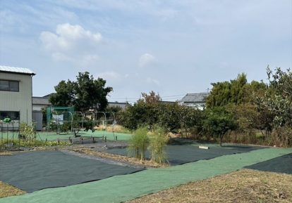 農地の防草シート事例（畑・家庭菜園）