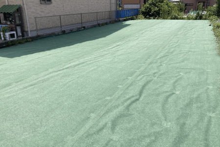 空き地の雑草対策事例 施工後