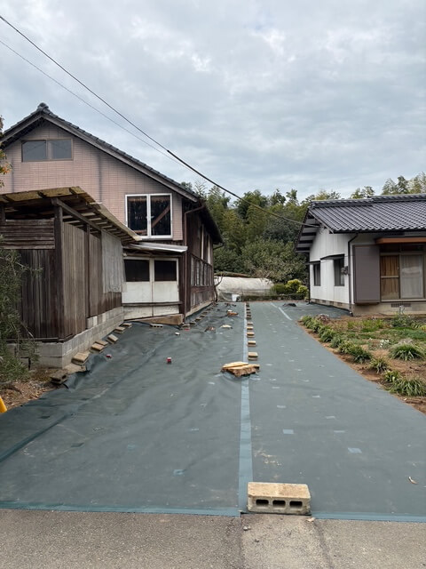 【kaz様】お庭の雑草対策事例