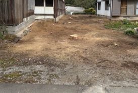 防草シート施工前