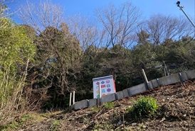 防草シート施工前