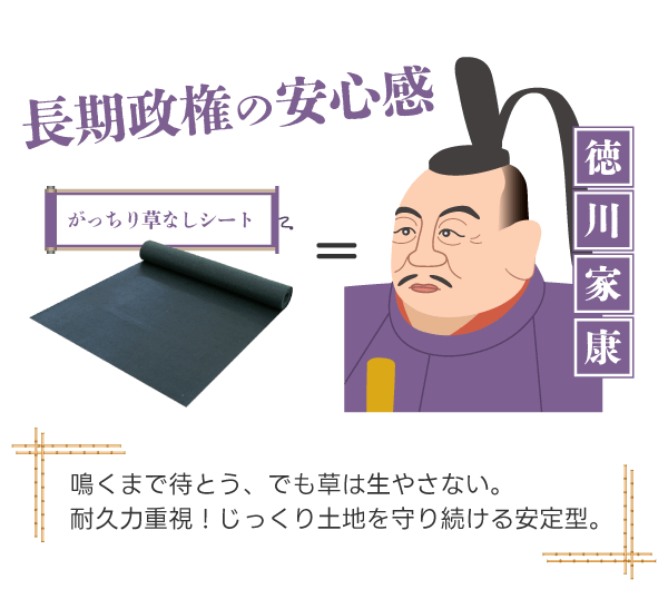 がっちり草なしシート