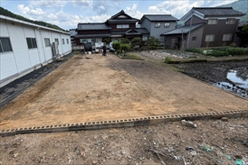 防草シート施工前