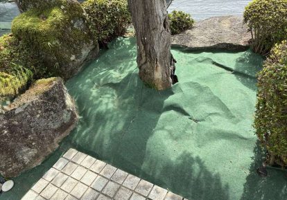 宅地（お庭）の雑草対策事例