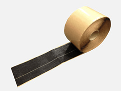 【キャンペーン中】ポリプロピレン(PP)シート用接着テープ(黒)　10cm×25m