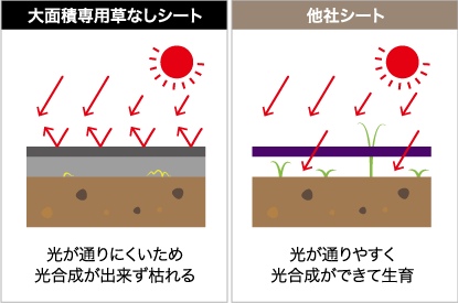 遮光率が違う