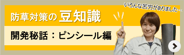 『ピンシールの開発秘話』ご紹介♪