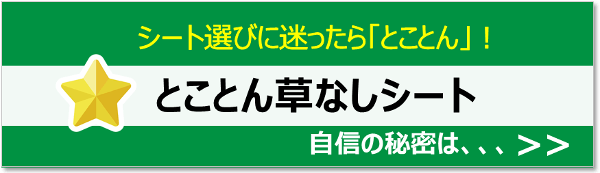 失敗しらずで売上4年連続No.1！『とことん草なしシート』