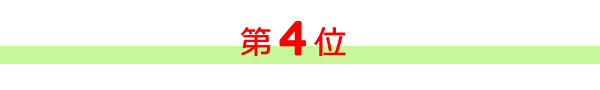 ジャジャーン！★第４位★の発表は！？