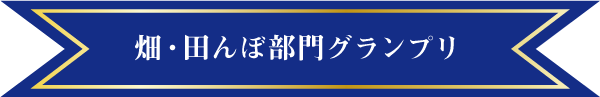 畑・田んぼ部門グランプリ