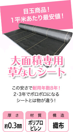 花の植え付けに！生育スピードが早い！らくらく草なしシート通気性・透水性に優れ花の生育スピードが早い！特殊２層構造で丈夫で長持ち