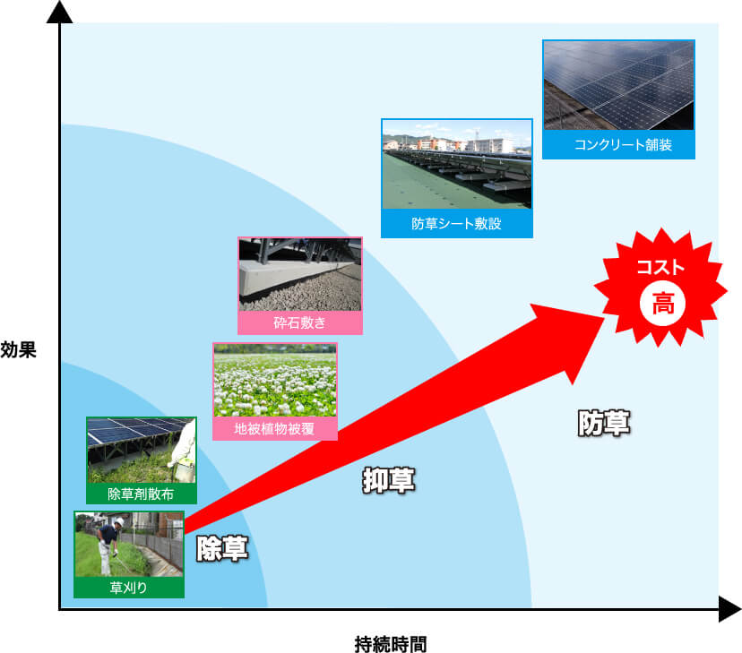 効果／持続時間 除草・抑草・防草